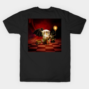 Cute little steampunk owl with sunglasses T-Shirt